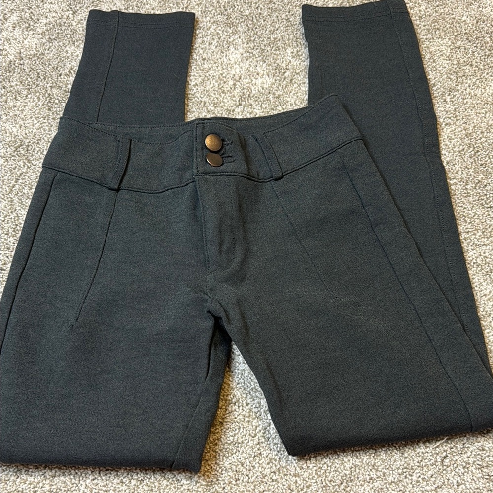Gray Skinny Ponte Pant